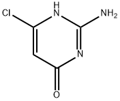 2-Amino-6-chloro-4-pyrimidinol 구조식 이미지