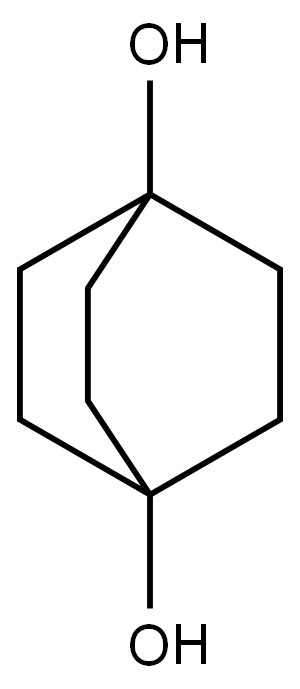 비시클로[2.2.2]옥탄-1,4-디올 구조식 이미지