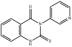 4(1H)-Quinazolinone, 2,3-dihydro-3-(3-pyridinyl)-2-thioxo- Structure