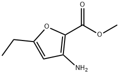 2-푸란카르복실산,3-aMino-5-에틸-,메틸에스테르 구조식 이미지