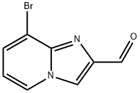 IMidazo[1,2-a]pyridine-2-carboxaldehyde, 8-broMo- Structure