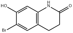6-Bromo-7-hydroxy-3,4-dihydro-1H-quinolin-2-one 구조식 이미지
