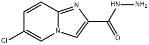 IMidazo[1,2-a]pyridine-2-carboxylic acid, 6-chloro-, hydrazide Structure