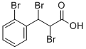 2,3-DIBROMO-3-(2-BROMOPHENYL)PROPIONIC ACID Structure