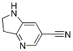 1H-Pyrrolo[3,2-b]pyridine-6-carbonitrile, 2,3-dihydro- 구조식 이미지