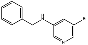 N-벤질-5-브로모피리딘-3-아민 구조식 이미지