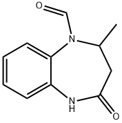 2-Methyl-4-oxo-2,3,4,5-tetrahydro-1H-1,5-benzodiazepine-1-carbaldehyde 구조식 이미지