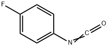 4-Fluorophenyl isocyanate 구조식 이미지