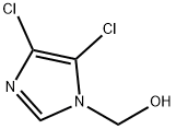 4,5-디클로로-1-히드록시메틸이미다졸 구조식 이미지