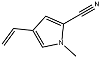 1H-Pyrrole-2-carbonitrile,4-ethenyl-1-methyl-(9CI) Structure