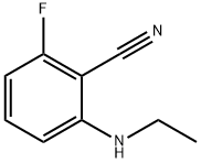 2-(Ethylamino)-6-fluorobenzenecarbonitrile 구조식 이미지