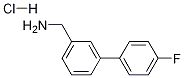 [3-(4-플루오로페닐)페닐]메틸아민HCL 구조식 이미지