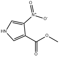 3-(메톡시카르보닐)-4-니트로-1H-피롤 구조식 이미지