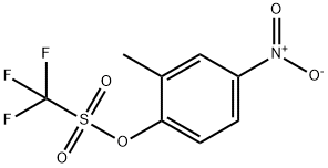 2-Methyl-4-nitrophenyl trifluoromethanesulphonate 구조식 이미지