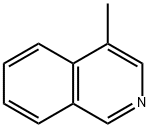4-Methylisoquinoline 구조식 이미지