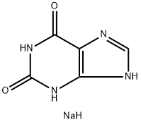 Xanthine sodium salt Structure