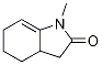 1,3,3a,4,5,6-hexahydro-1-Methyl-2H-Indol-2-one Structure