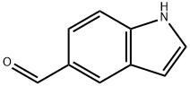 Indole-5-carboxaldehyde 구조식 이미지