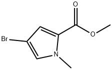 METHYL 4-BROMO-1-METHYL-1H-PYRROLE-2-CARBOXYLATE 구조식 이미지