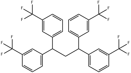 1,1,3,3-테트라키스(3-(트리플루오로메틸)페닐)프로판 구조식 이미지