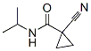 Cyclopropanecarboxamide, 1-cyano-N-(1-methylethyl)- (9CI) Structure
