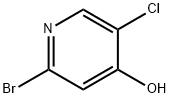 2-브로모-5-클로로-4-하이드록시피리딘 구조식 이미지