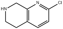 2-클로로-5,6,7,8-테트라하이드로-[1,7]나프티리딘 구조식 이미지