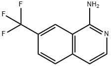 7-(트리플루오로메틸)이소퀴놀린-1-a 구조식 이미지