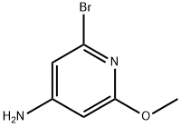 2-브로모-6-메톡시-4-아미노피리딘 구조식 이미지