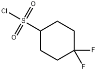 4,4-디플루오로시클로헥산-1-술포닐클로라이드 구조식 이미지