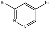 3,5-Dibromopyridazine 구조식 이미지