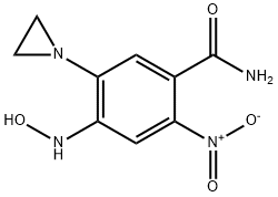5-(aziridin-1-yl)-4-hydroxylamino-2-nitrobenzamide 구조식 이미지