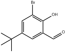 3-BROMO-5-TERT-BUTYL-2-HYDROXY-BENZALDEHYDE Structure