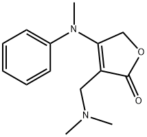 3-[(Dimethylamino)methyl]-4-(methylphenylamino)-2(5H)-furanone Structure