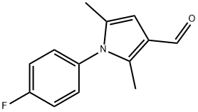 1-(4-FLUORO-PHENYL)-2,5-DIMETHYL-1H-PYRROLE-3-CARBALDEHYDE Structure