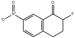 1(2H)-Naphthalenone, 2-fluoro-3,4-dihydro-7-nitro- 구조식 이미지