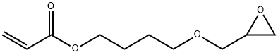 4-Hydroxybutyl acrylate glycidyl ether Structure