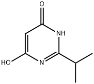 6-HYDROXY-2-(1-METHYLETHYL)-4(3H)-PYRIMIDINONE 구조식 이미지