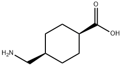 cis-4-aminomethylcyclohexane-1-carboxylic acid Structure