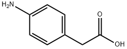 4-Aminophenylacetic acid 구조식 이미지
