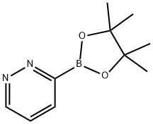 Pyridazine-3-boronic acid pinacol ester 구조식 이미지