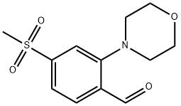 4-(Methylsulfonyl)-2-morpholinobenzaldehyde Structure