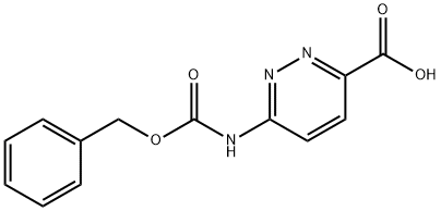 6-(Cbz-aMino)-3-pyridazinecarboxylic Acid Structure