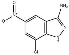 3-Amino-7-chloro-5-nitro-1H-indazole Structure