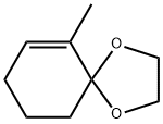 1,4-다이옥사스피로[4.5]dec-6-엔,6-메틸- 구조식 이미지