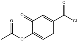 1,4-시클로헥사디엔-1-카르보닐클로라이드,4-(아세틸옥시)-3-옥소-(9CI) 구조식 이미지