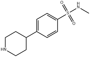 N-METHYL-4-PIPERIDIN-4-YL-BENZENESULFONAMIDE Structure