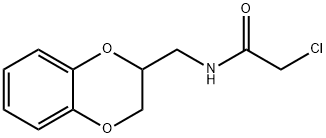 2-CHLORO-N-(2,3-DIHYDRO-1,4-BENZODIOXIN-2-YLMETHYL)ACETAMIDE Structure