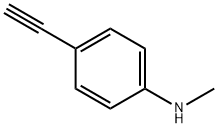 벤젠아민,4-에티닐-N-메틸-(9CI) 구조식 이미지