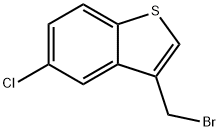 3-(Bromomethyl)-5-chlorobenzo[b]thiophene 구조식 이미지